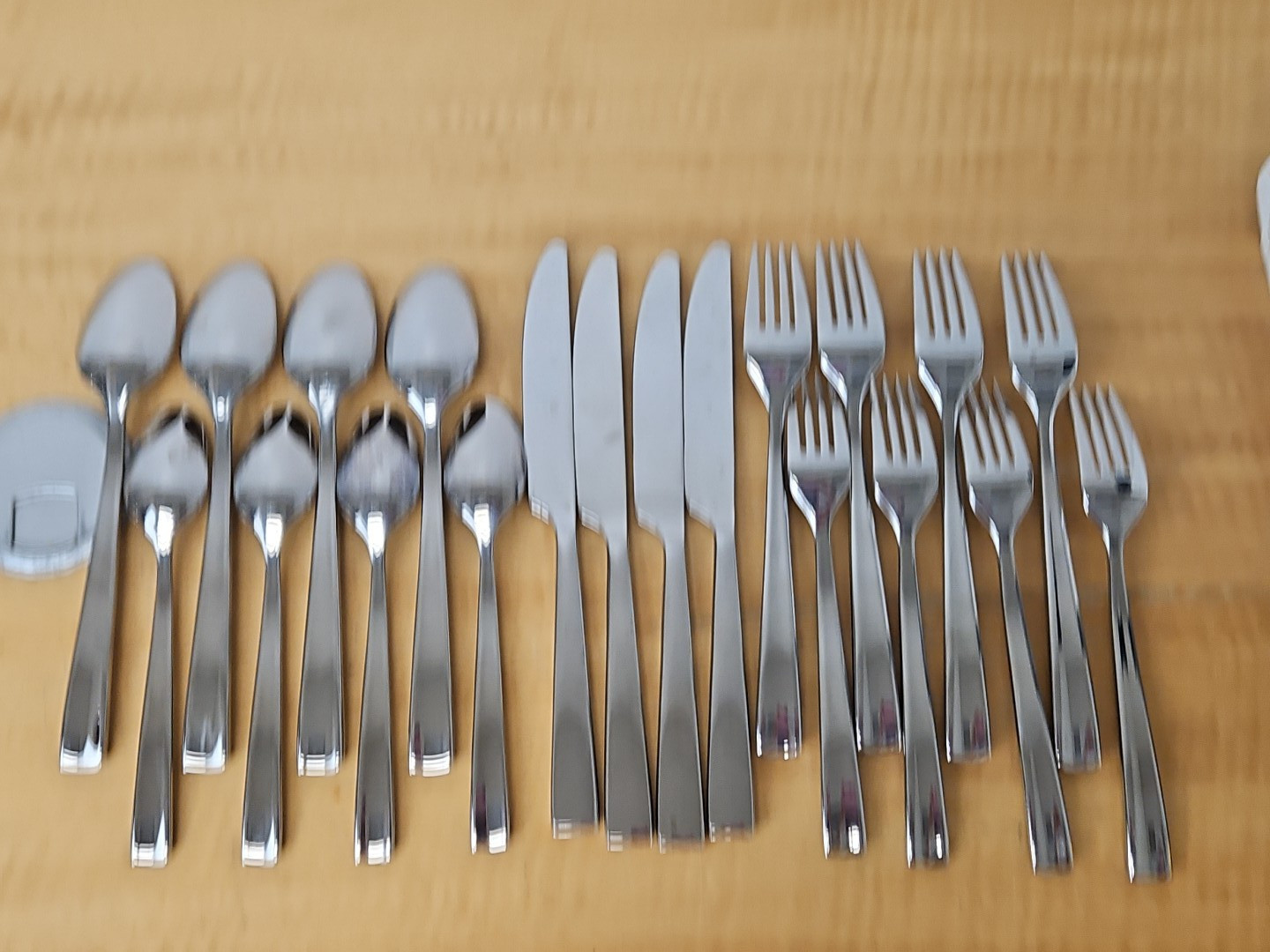 Gourmet Settings Stainless Flatware Set Service for 4 - 20 pieces