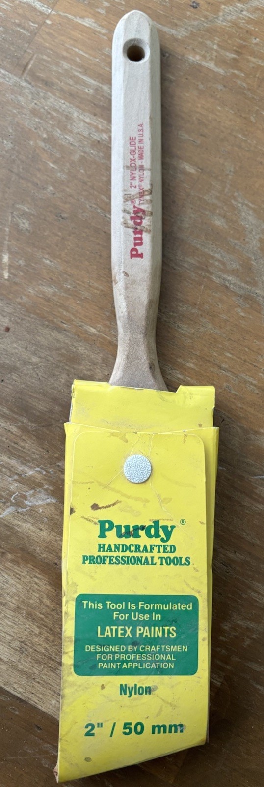 Vintage Purdy 2” Inch Nylon Paint Brush Handcrafted Tool New NIP 4 Latex Paints