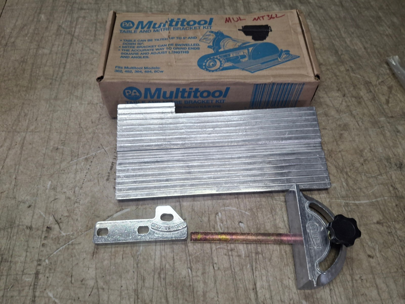 PA Products Multitool Table and Mitre Bracket Kit (No Bolts) 362 482 364 484 8CW