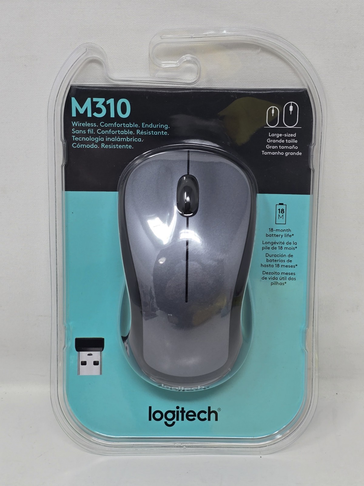 Logitech M310 Wireless Mouse 910-001675 - New & Sealed