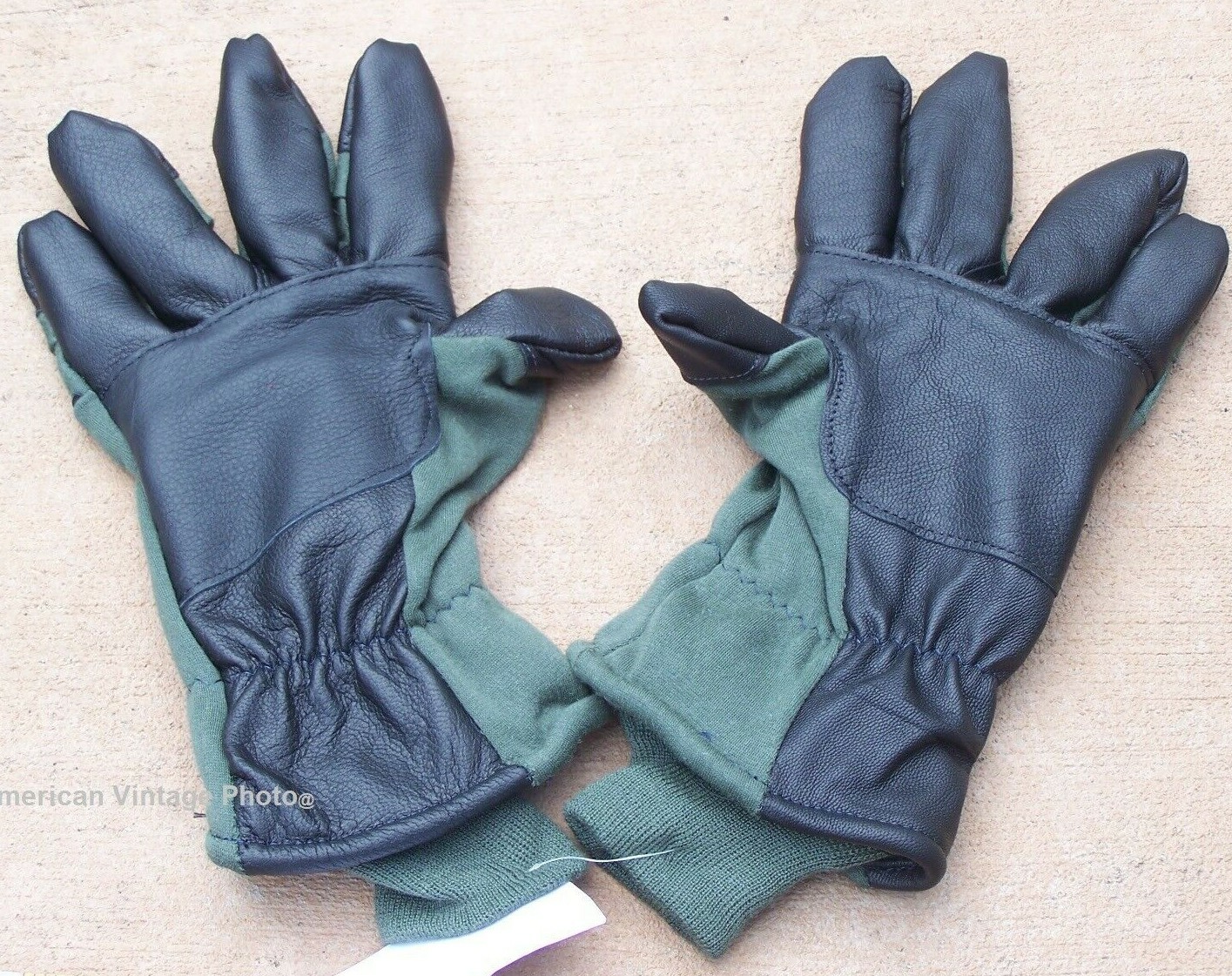 Nomex Gloves HAU-15P Flyers Military Leather USMC Army Sheepskin Leather Size 9