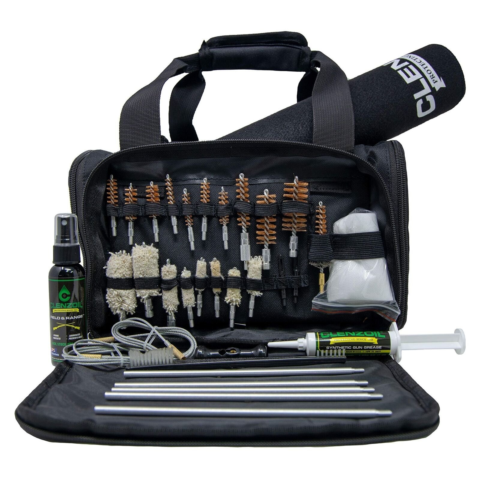 Clenzoil 2410 Field & Range Universal Gun Care Range Bag Black 30 Pieces