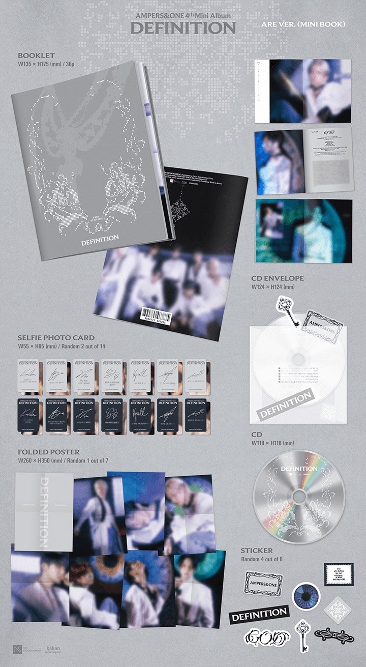 Ampers&One 4th Mini Album DEFINITION Are Version [BRAND NEW OFFICIAL SEALED]