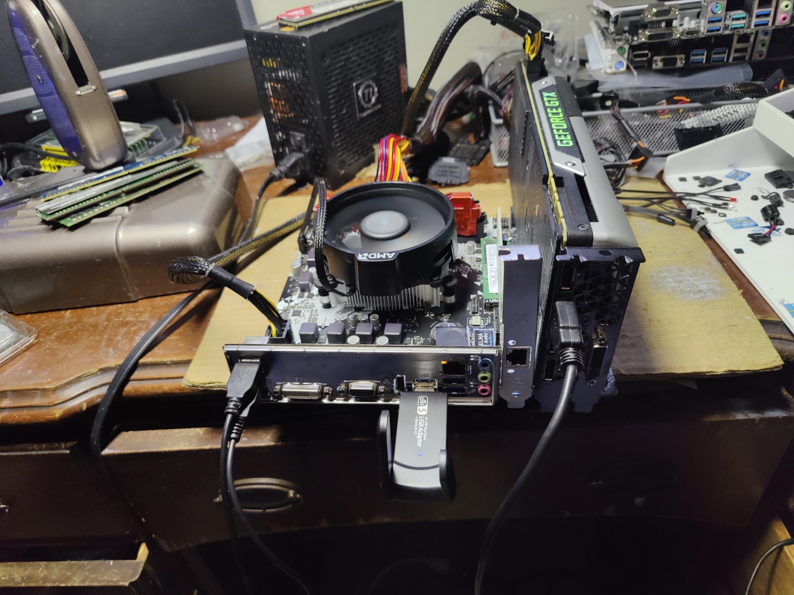 Gaming Kit Asrock A320M-HDV Ryzen 7 1800X 16GB 256GB SSD GTX980 W11