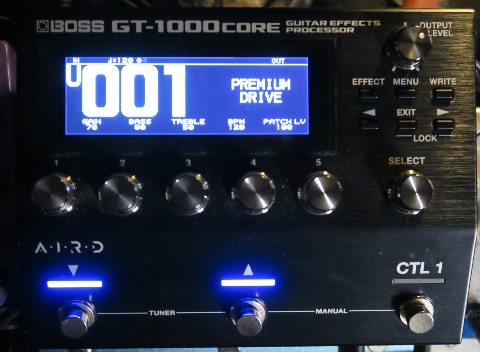 Boss GT-1000CORE Multi-effects Processor - Excellent Condition ~ Tested!