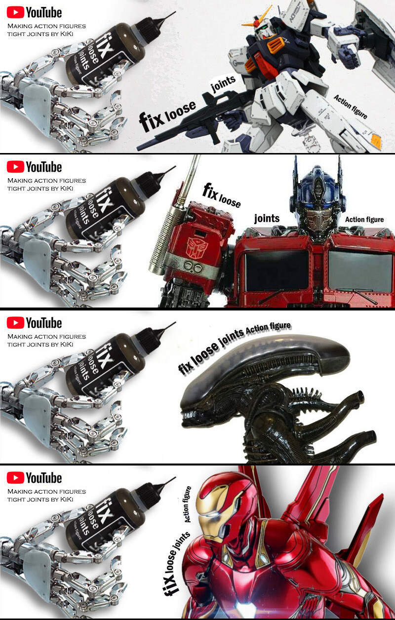 fix loose joints action figures ( 30 ML ) by KiKi official