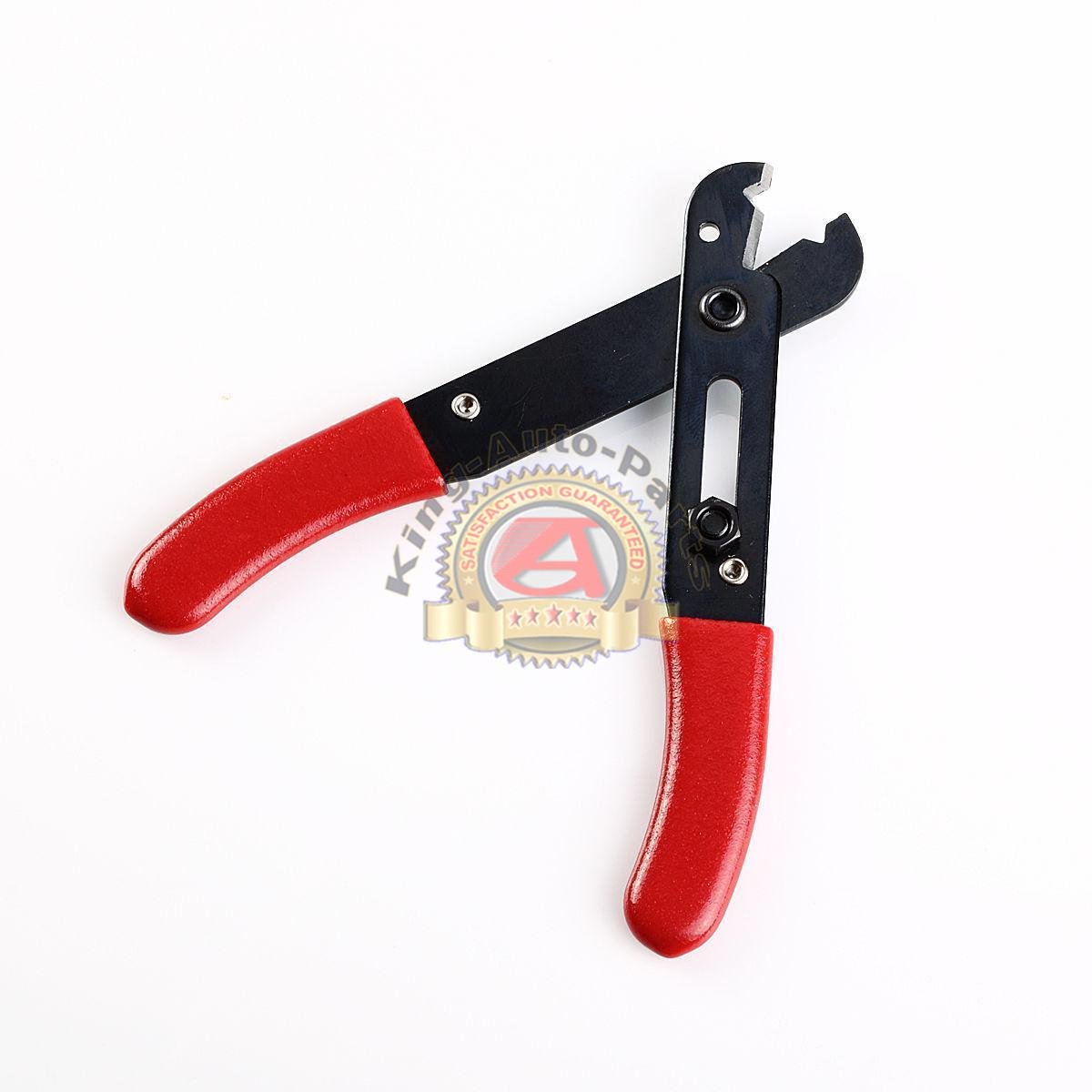 wire stripper-cutter with hold open spring