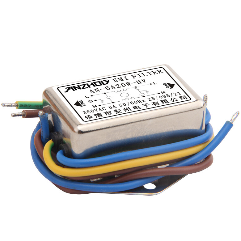 Two-wire two-phase 380V 1A 3A 6A power supply EMI FILTER high voltage filter