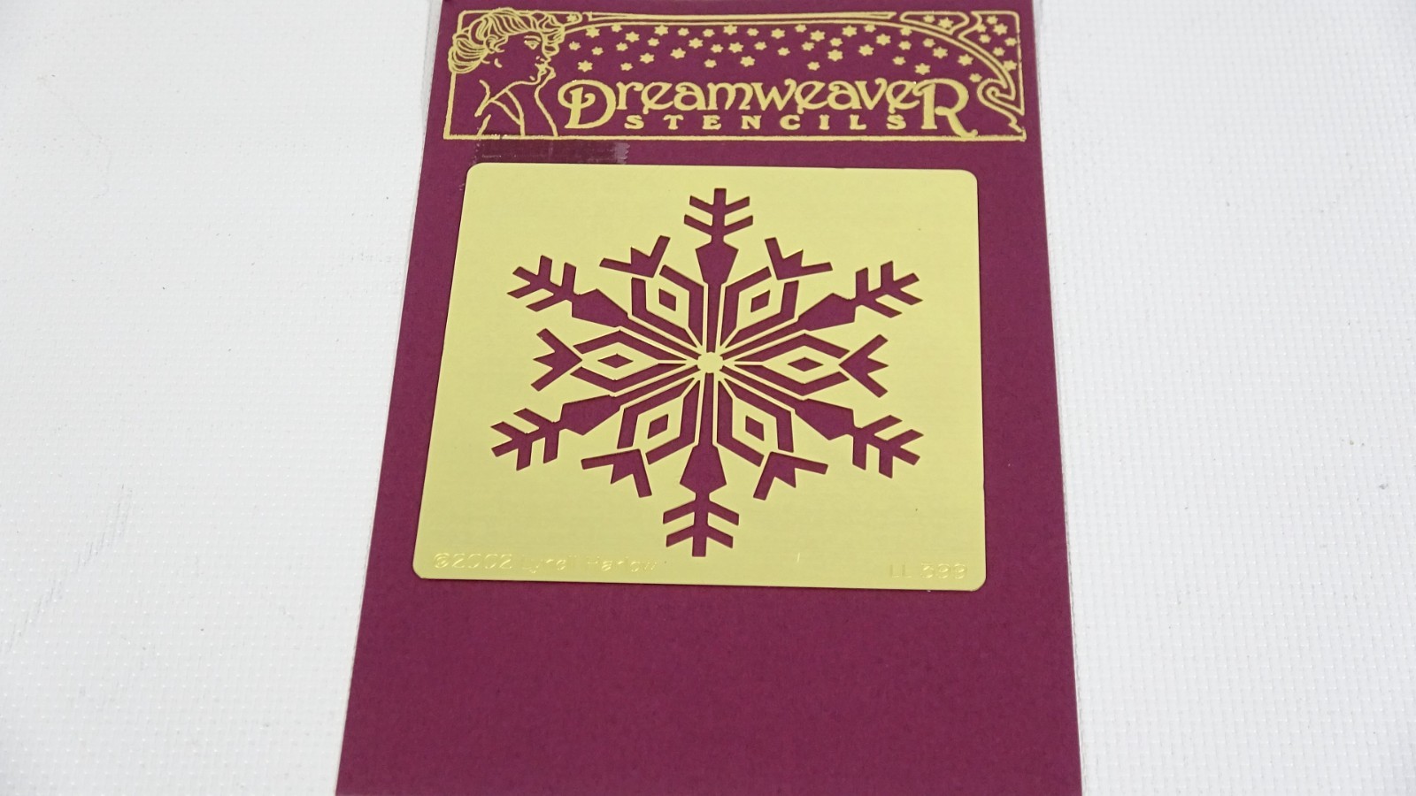 Snowflake - Dreamweaver Embossing Stencil Template LL399 - 2002
