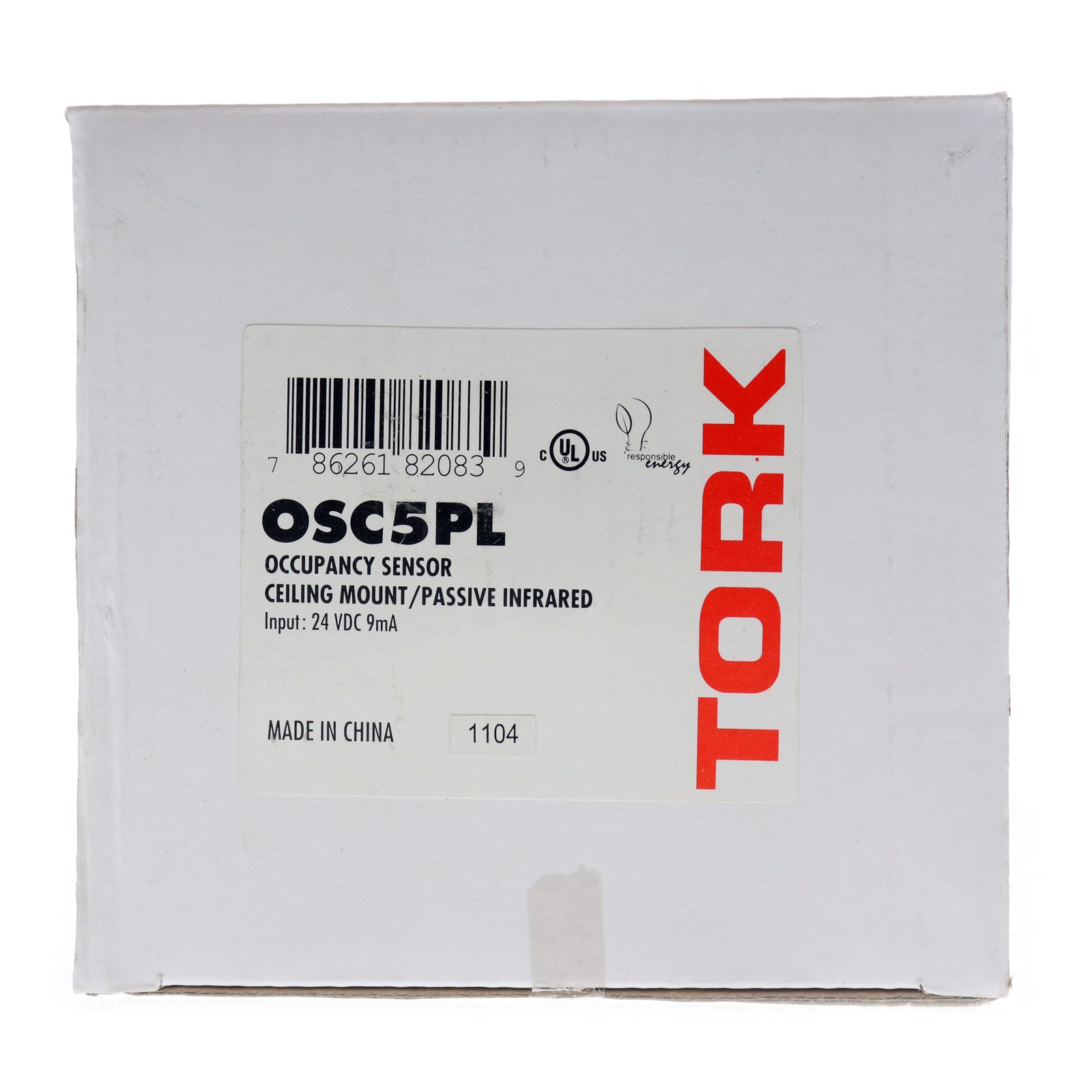 TORK NSI OSC5PL CEILING MOUNT OCCUPANCY SENSOR, PHOTOCELL, 24V, 500-SQFT, WHITE