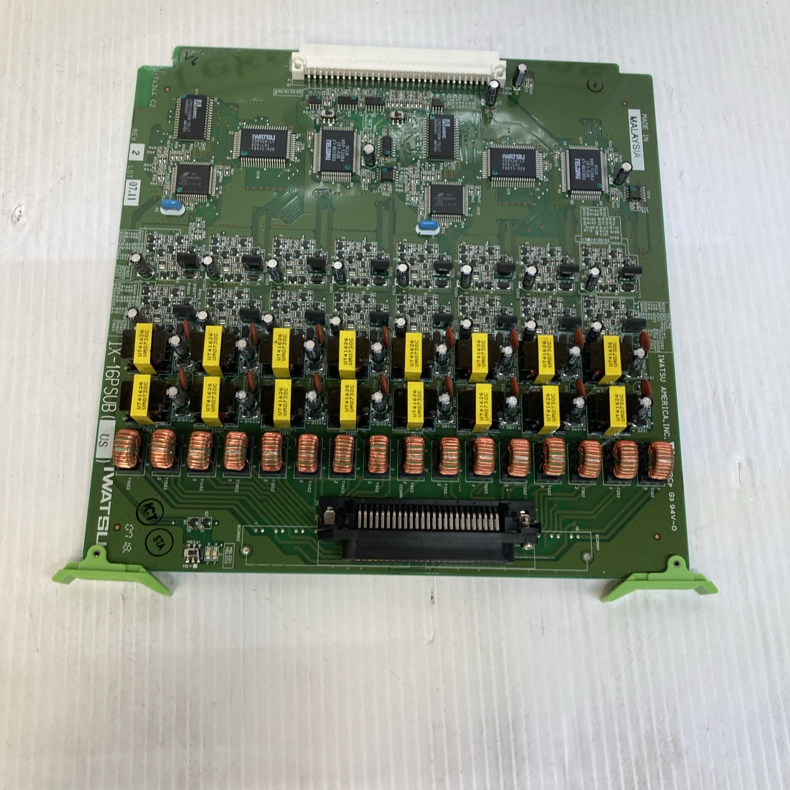 IWATSU IX-16PSUB 16 Port Station Circuit Board Rev2