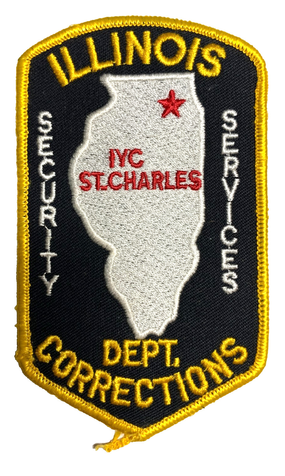 Illinois Corrections Security Services IYC St. Charles prison police patch