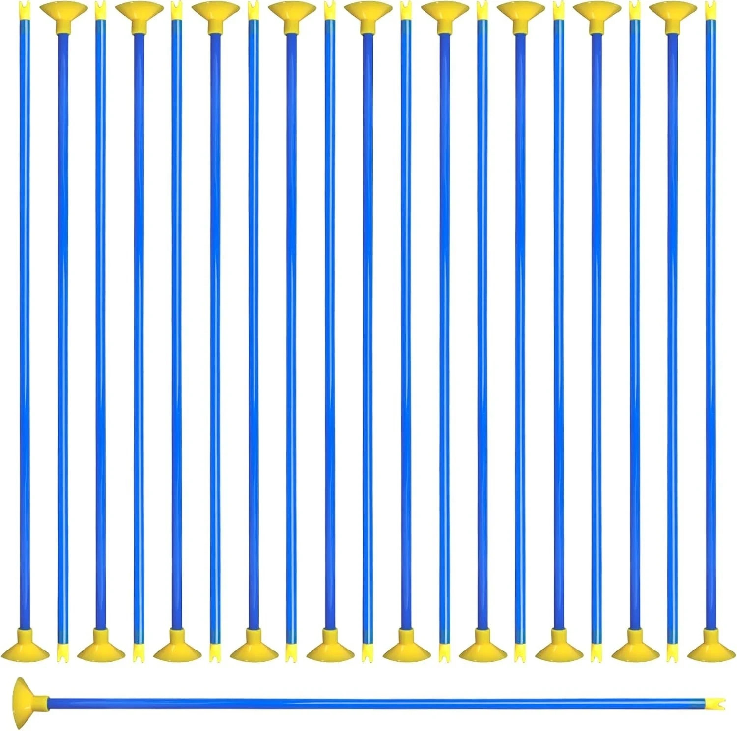 20 PCS Play Suction Cup Arrows, 16.54 Inch Toy Arrows with Suction Cups for K...