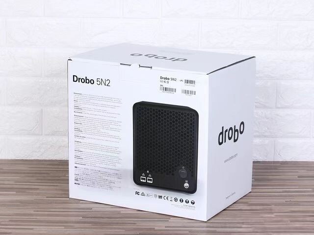 Drobo 5N2 high speed network storage supports dual network ports 5-bay