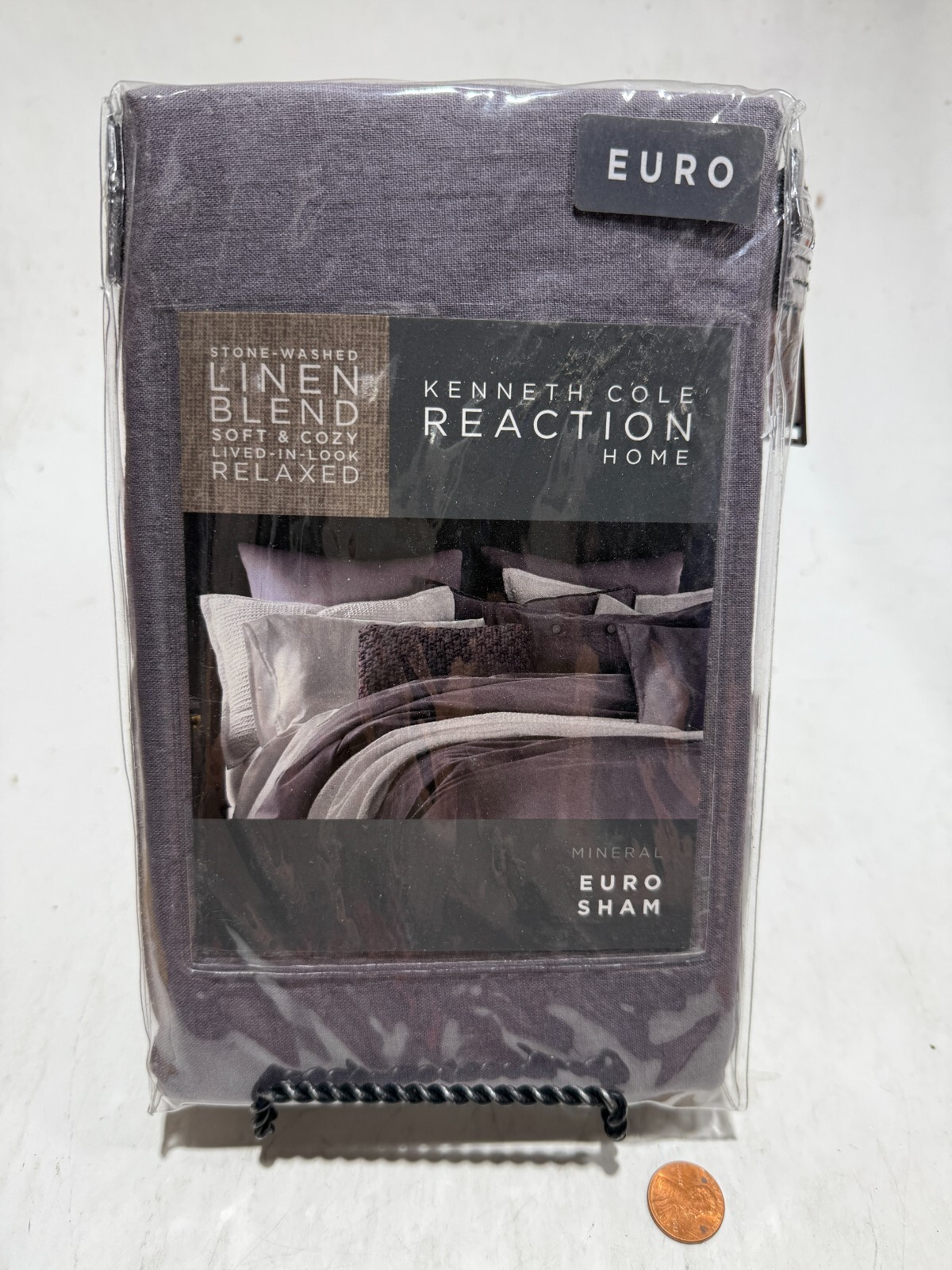 Kenneth Cole Reaction Home Mineral European Pillow Sham In Deep Orchid 26" x 26"