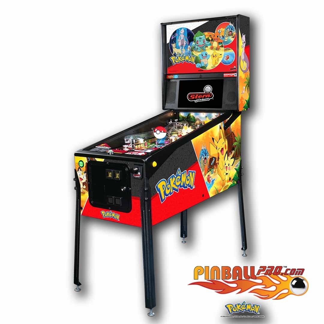 NIB Pokemon Pro Pinball Machine Authorized Stern Dealer
