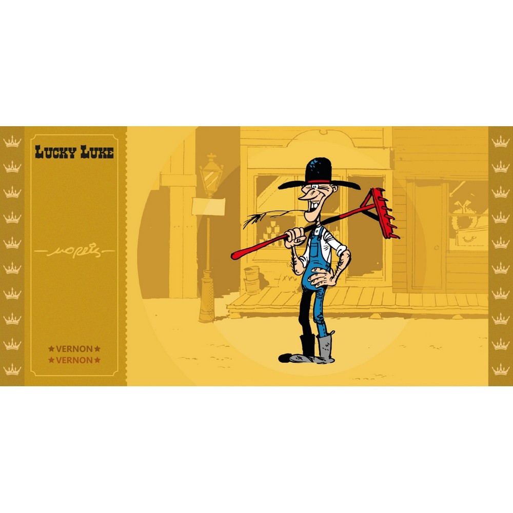 CK Golden Ticket Lucky Luke Collectible Ticket (Vernon)