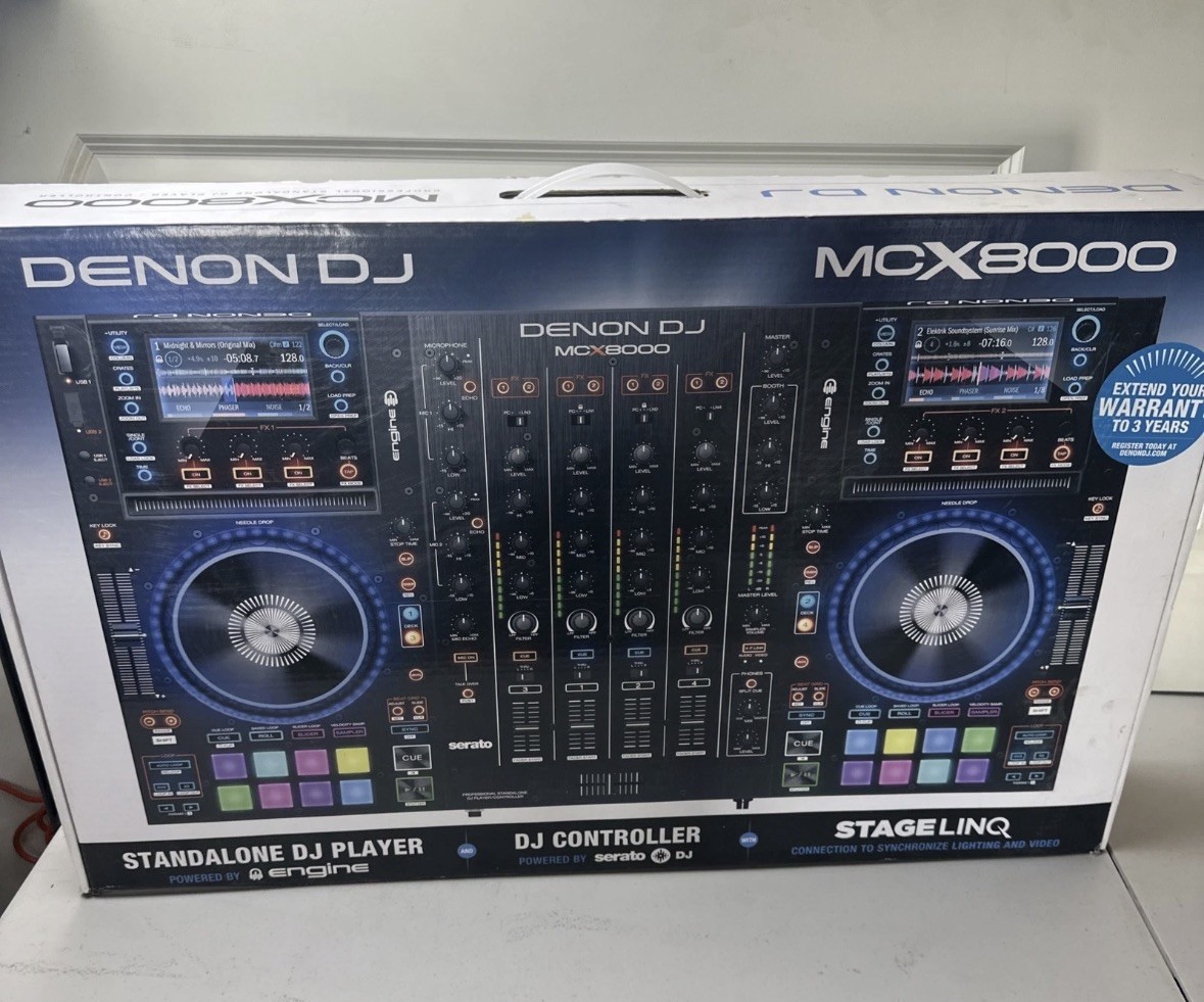 Denon DJ McX8000 Professional Standalone DJ Controller - READ DESCRIPTION