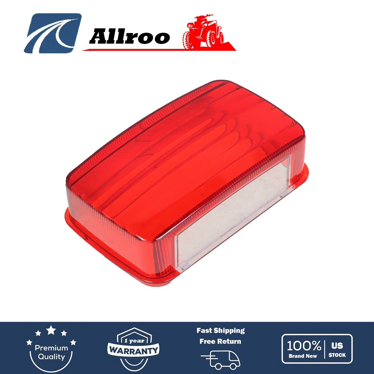 Tail Light Lens Kodiak For Yamaha Grizzly Bigbear Bruin Rhino 450 660 700