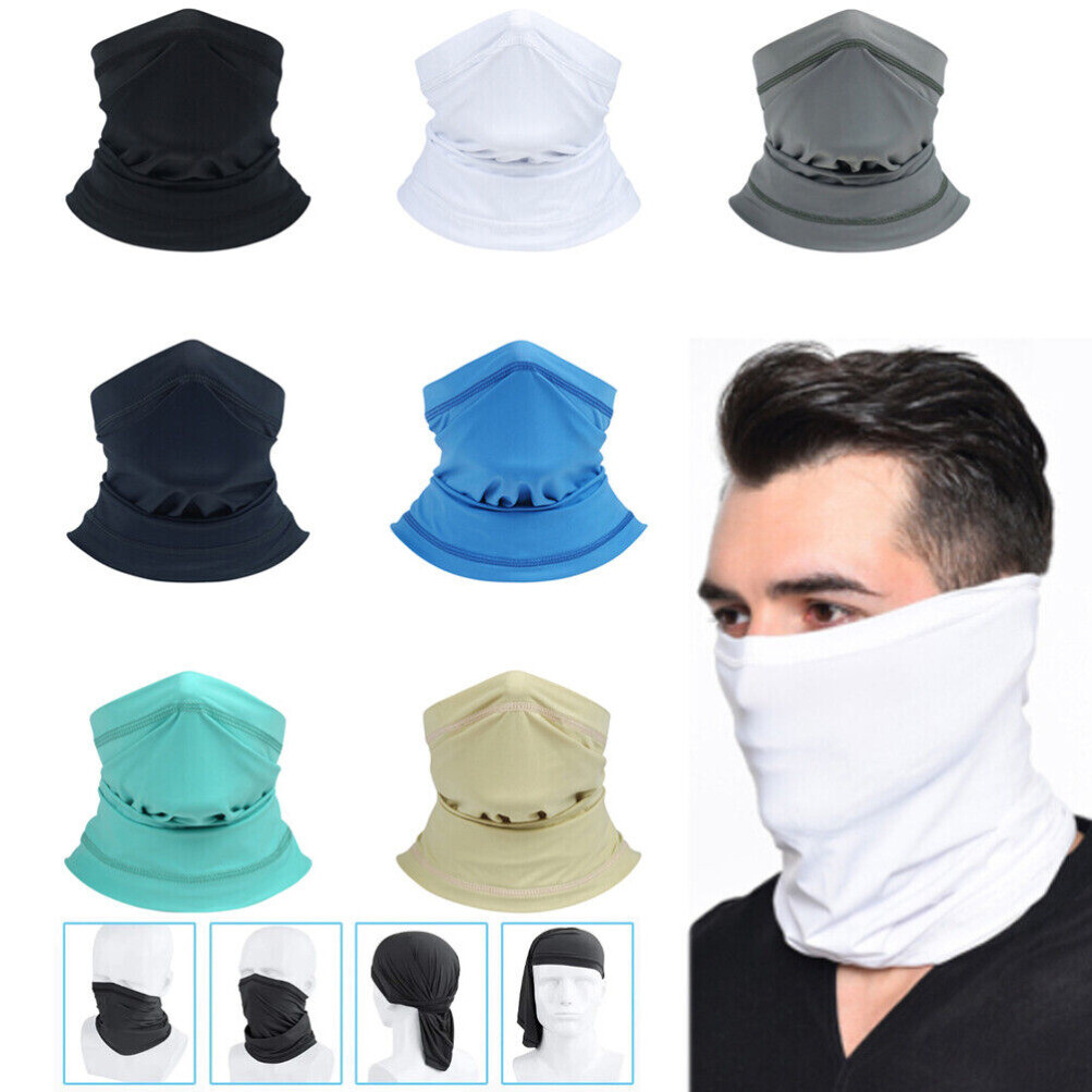 Neck Gaiter Bandana Cycling Face Mask Sun Cooling Scarf Face Cover for Men Women