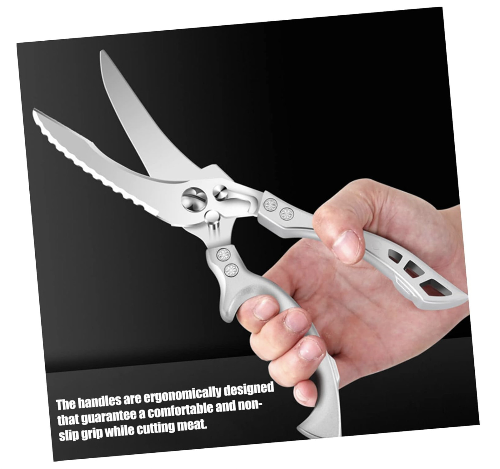 Poultry Shears Heavy Duty Multipurpose Kitchen Shears Cut Bone Chicken Fish Meat