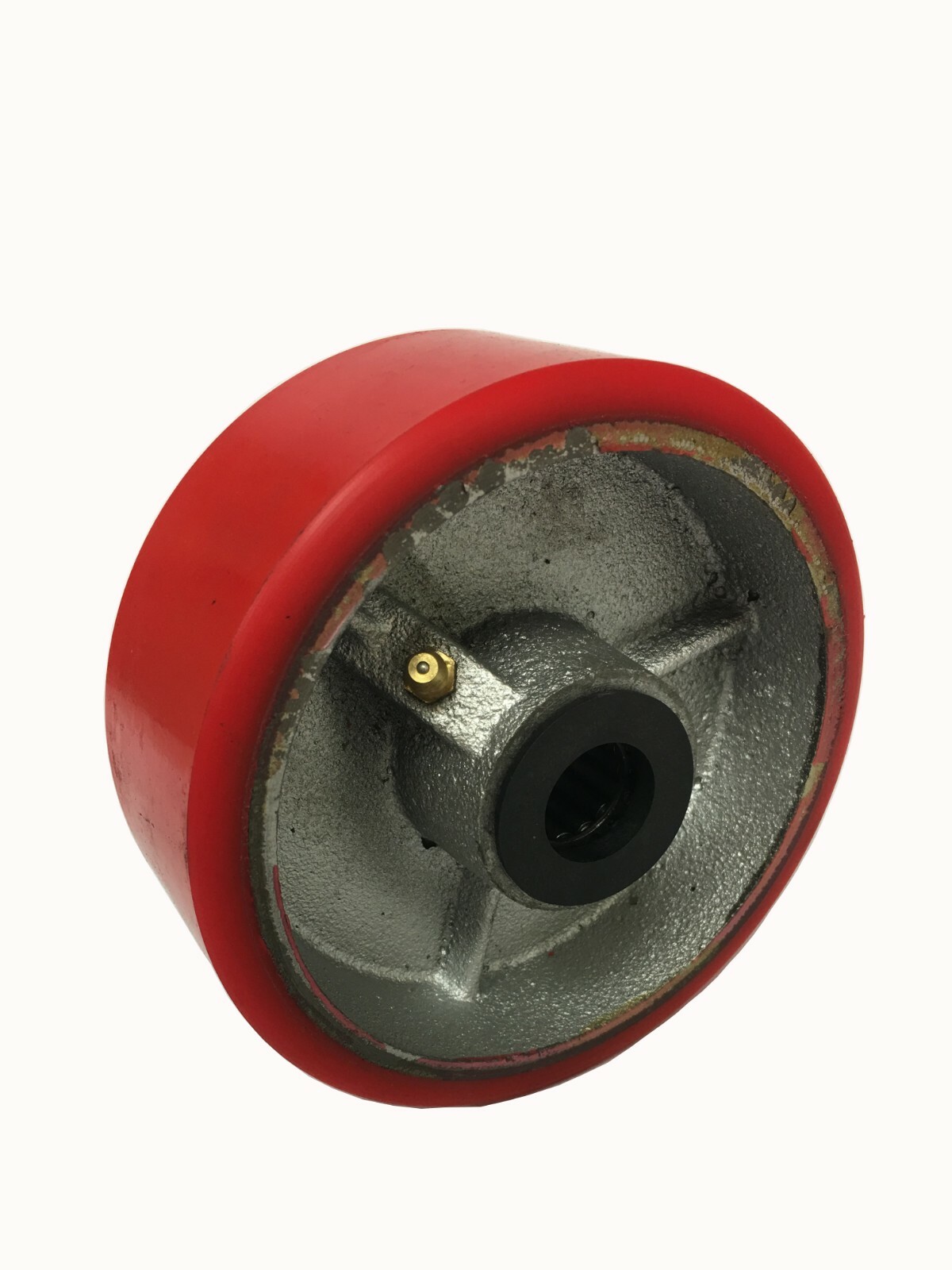 Caster Wheels Set 4" 5" 6" 8" 10" Polyurethane on Cast Iron Wheel Set