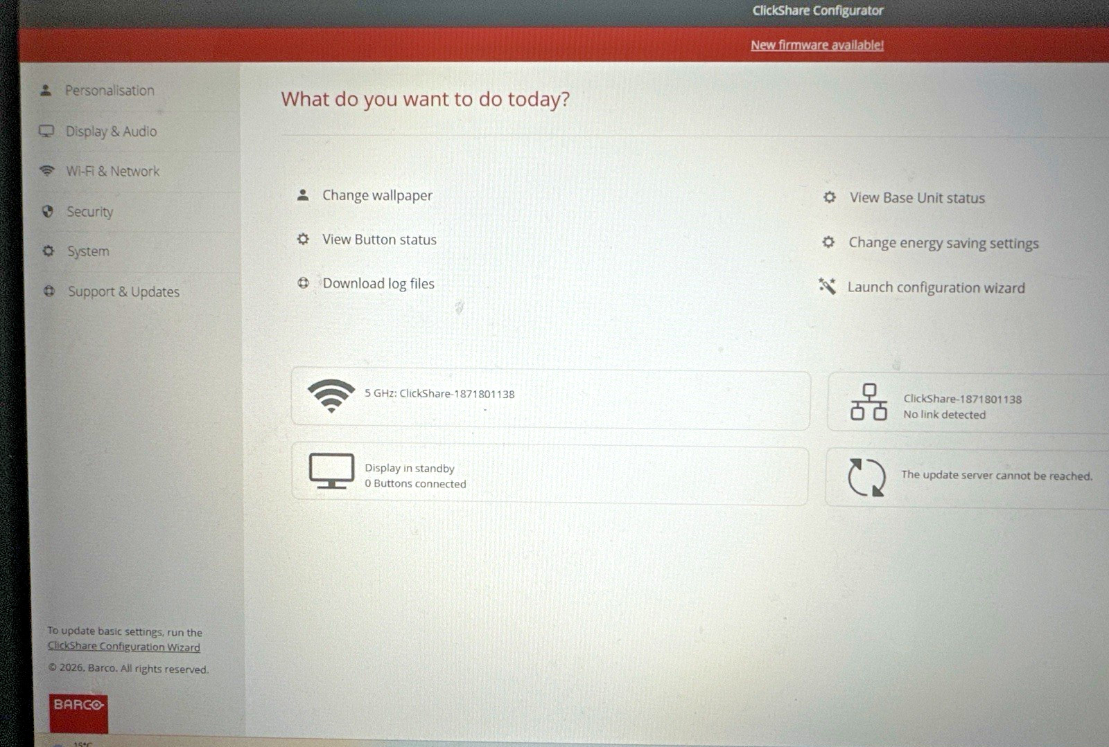 Barco ClickShare CS-100 Wireless Presentation System R9861510EU Tested + Cables