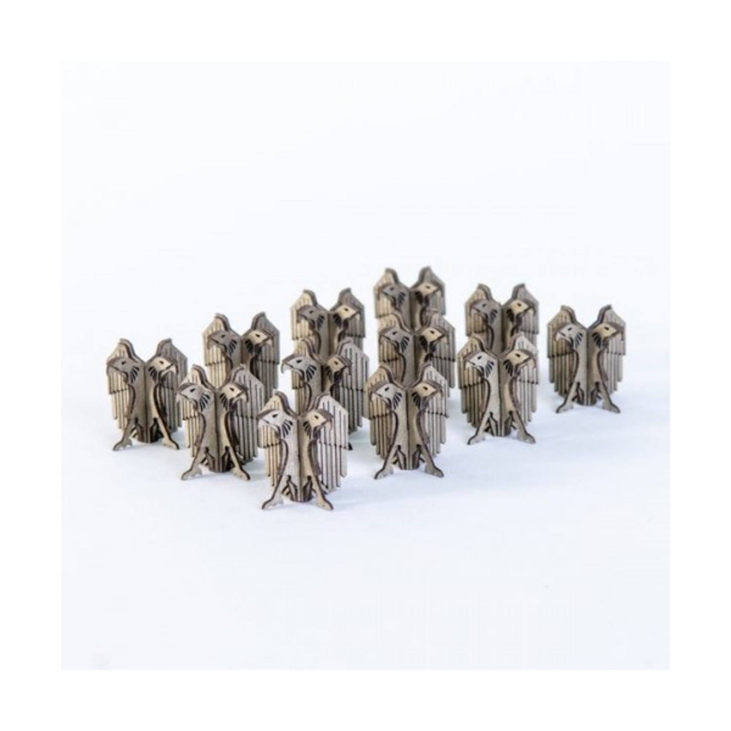 4Ground Jesserai Terrain 1  Micro Scale Aquila Finials (Gold) (Pre-Pai Pack New