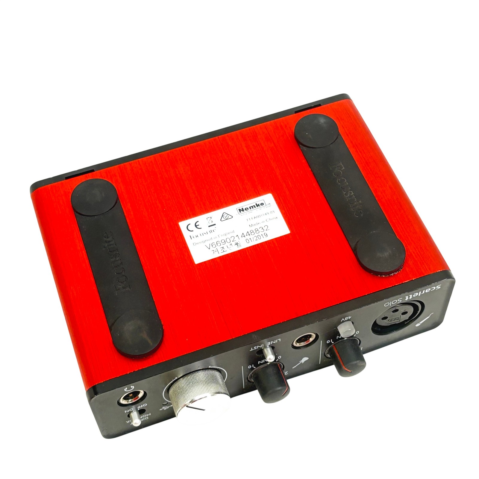 Focusrite SCARLETTSOLO 24 Bit 192 kHz USB Audio Interface