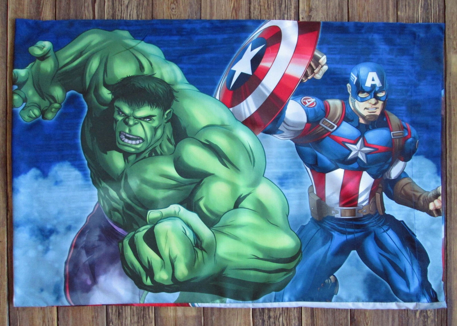 THE AVENGERS Marvel Pillow Case Captain America Iron Man Thor Hulk Standard Twin