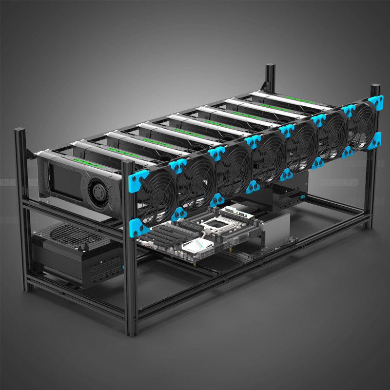 2 GPU BitPunisher Mining Rig Open Frame Ethereum Clasic ETC Crypto BTC RTX 4090