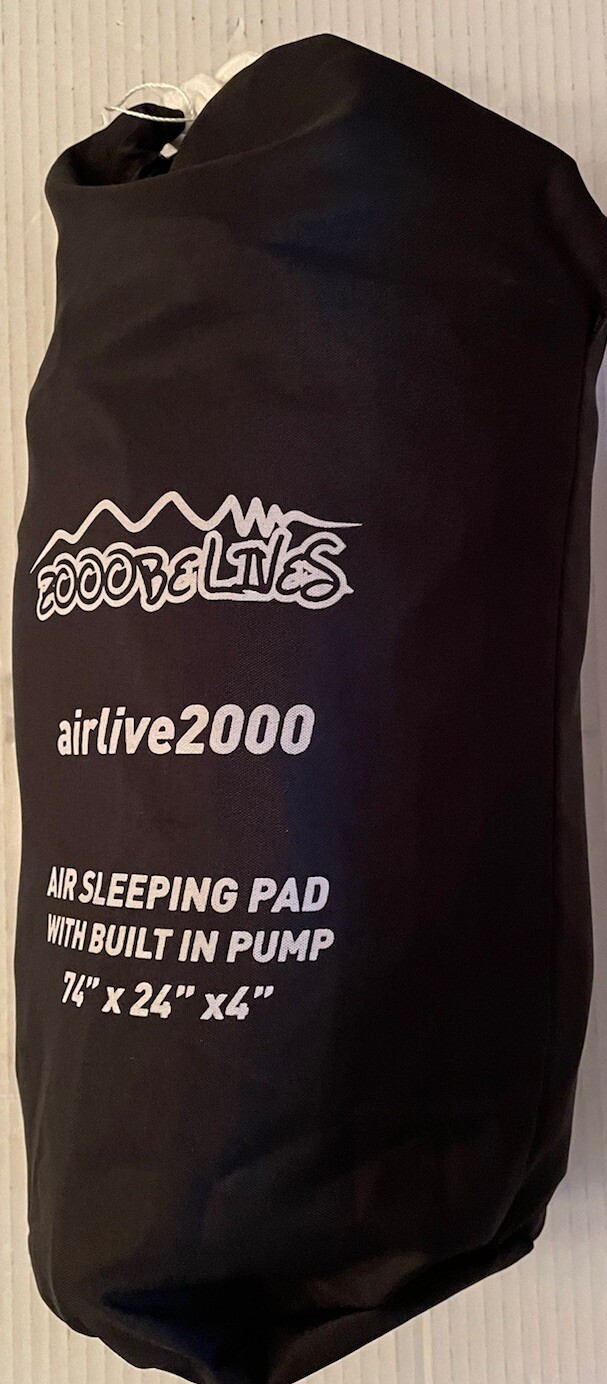 Inflatable Air Sleeping Bag With Built In Pump