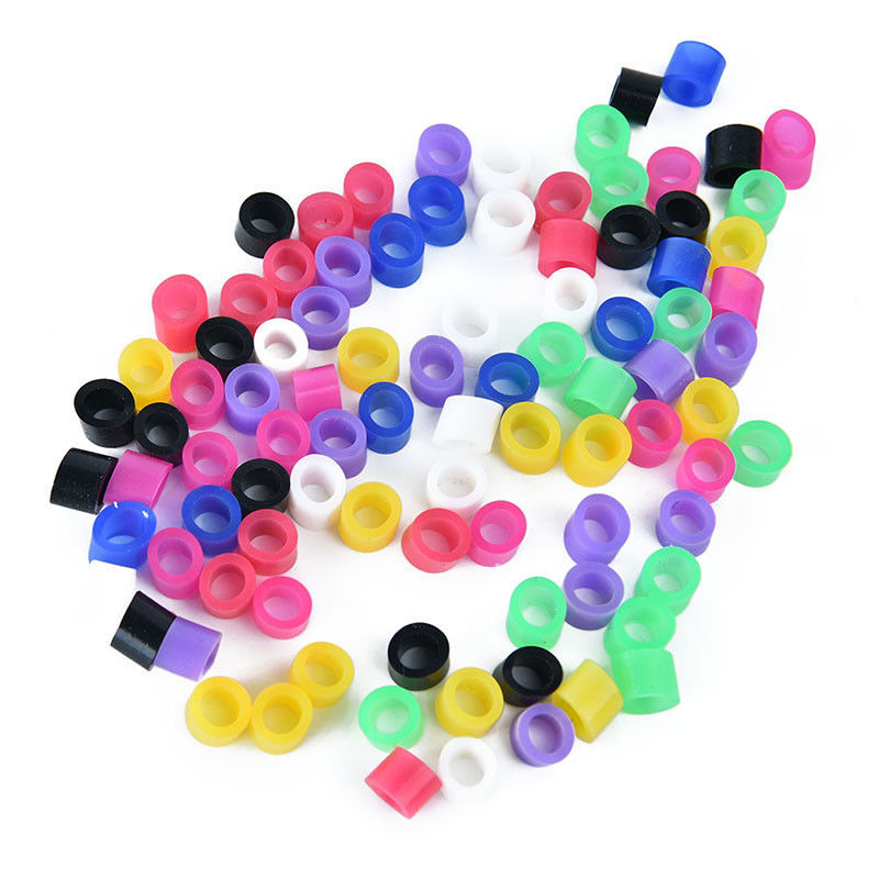 10 Boxes Dental Silicone Instrument Code Rings 8 Standard Color Recognition