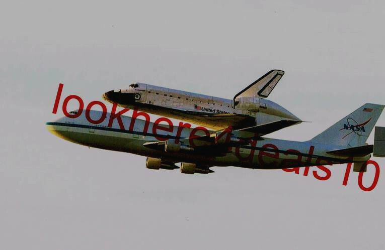 NASA Space Photo 8x10 Shuttle Endeavour Last Flight Piggy Back on 747 USA