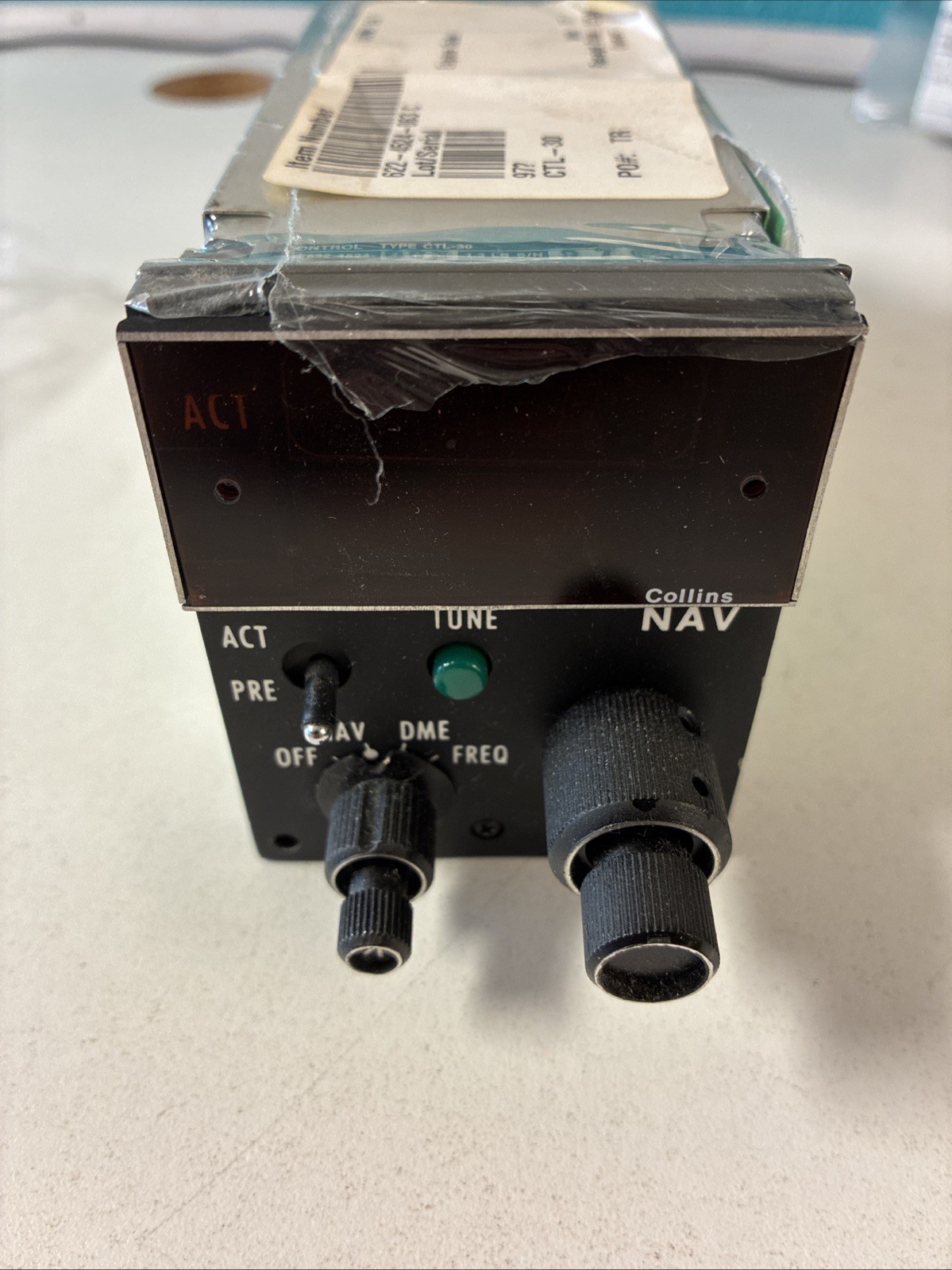Collins Nav Digital Control Head P/N 622-4524-063
