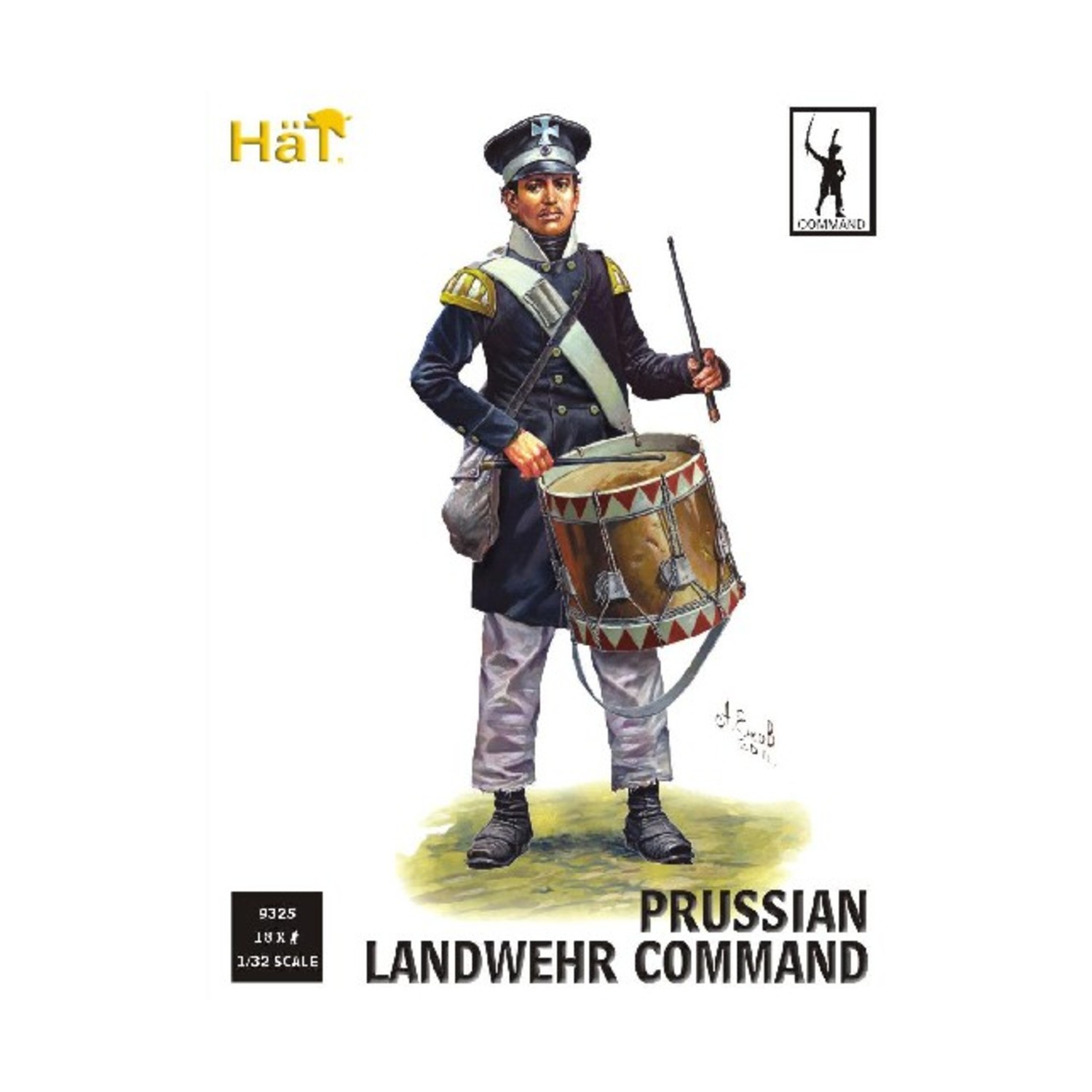 Hat Industries Model 1/32 Prussian Landwehr Command Fair/NM