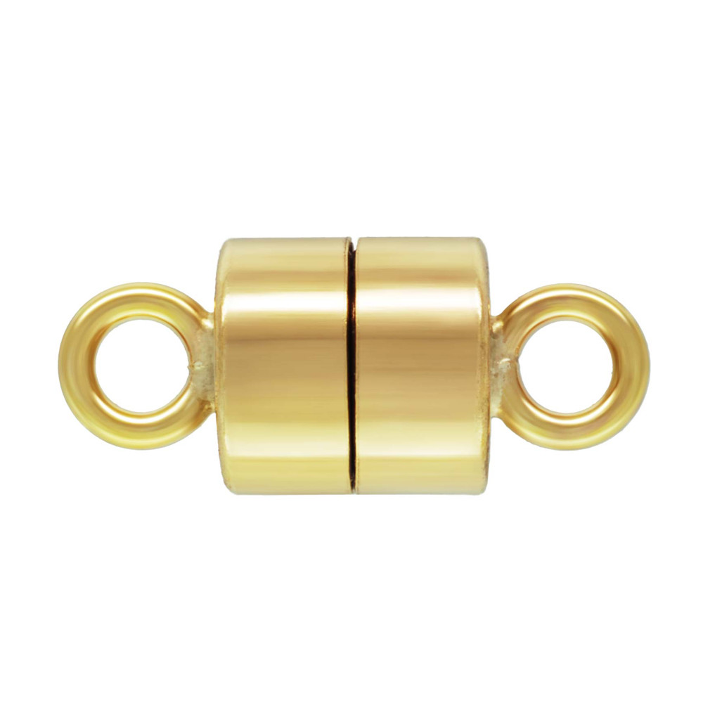 3 CLASPS, Gold Filled Magnetic Clasp, Magnetic Clasp, 4mm Magnetic Clasp, 3 SETS