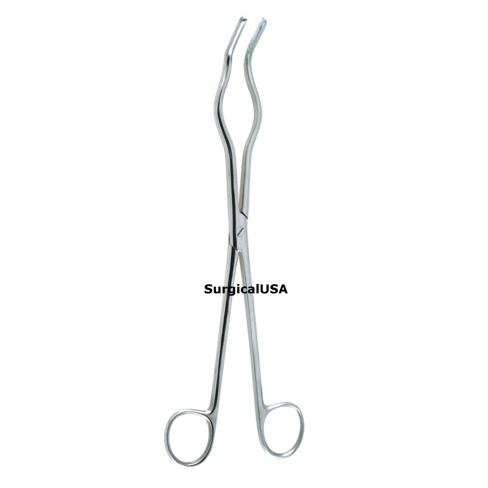 Crucible Tongs 10" Stainless Steel Crucible Forceps Clamp Beaker Holder Pliers