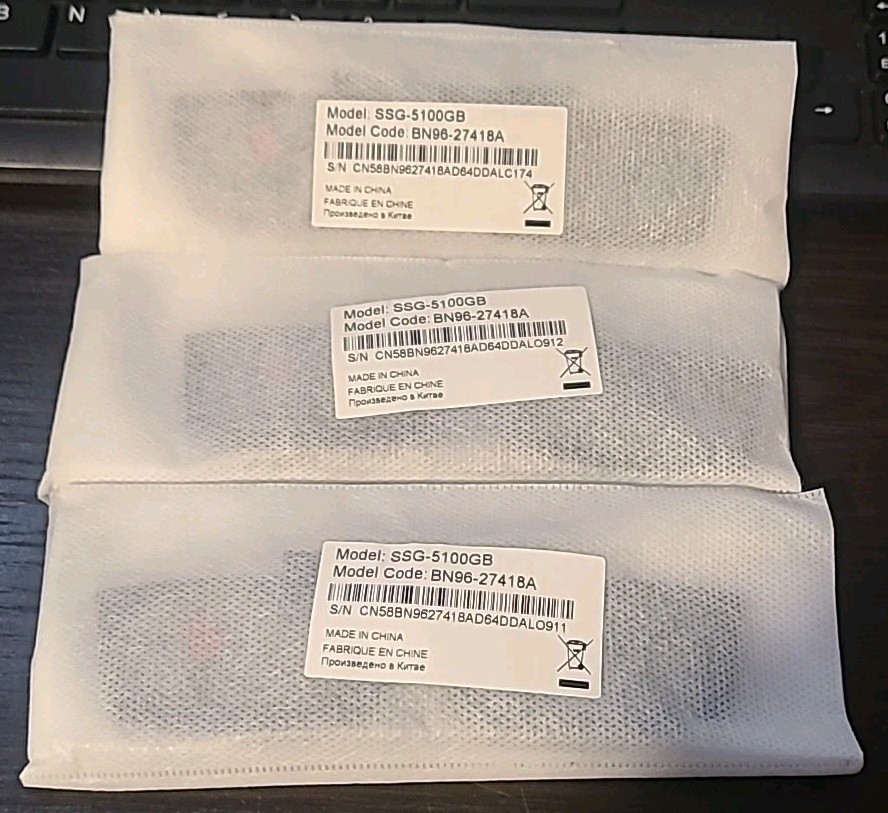 Samsung SSG-5100GB Active 3D Glasses For Smart TV New SET OF 3