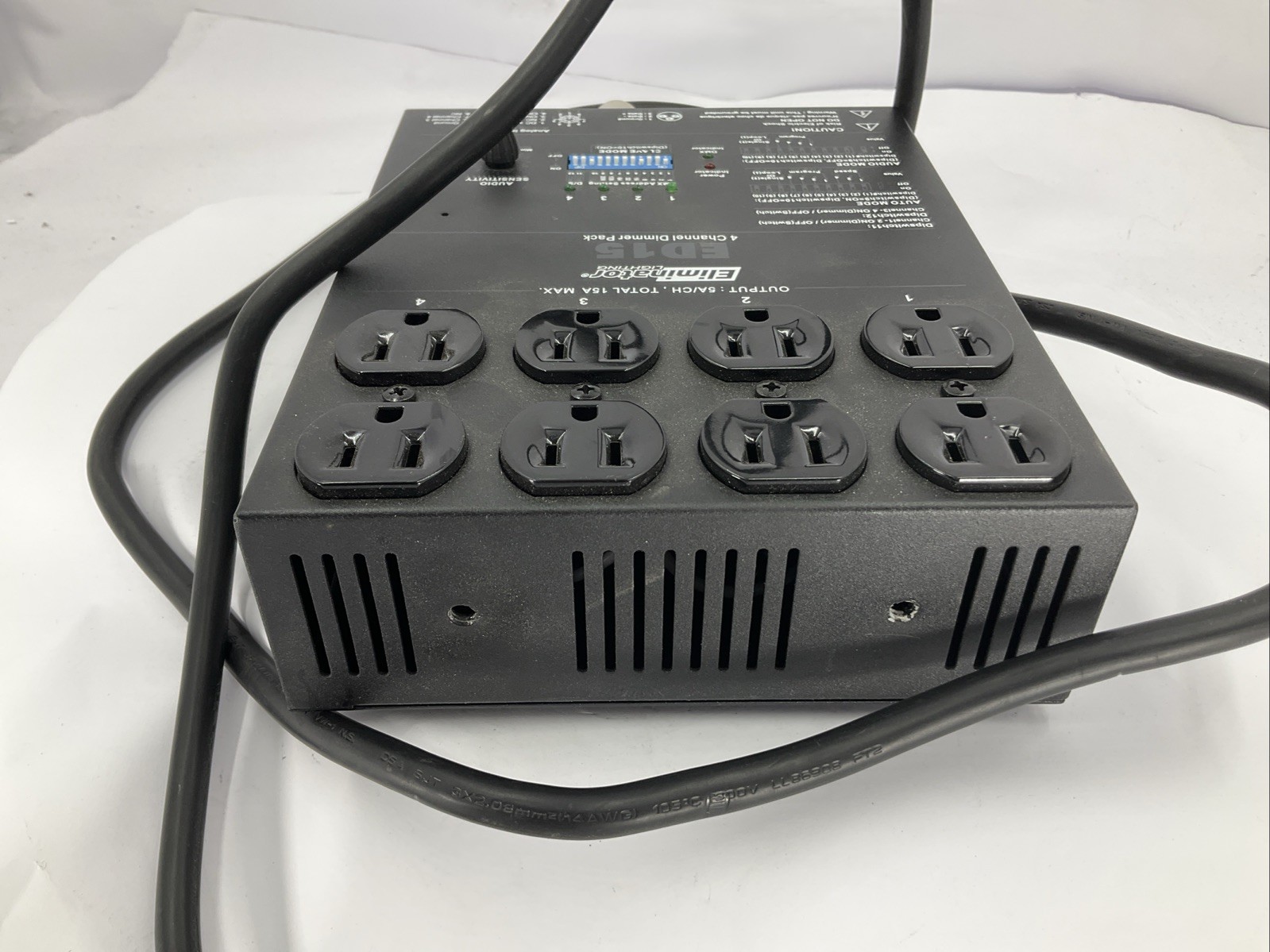 Eliminator Lighting 4-Channel DMX Lighting Dimmer Pack