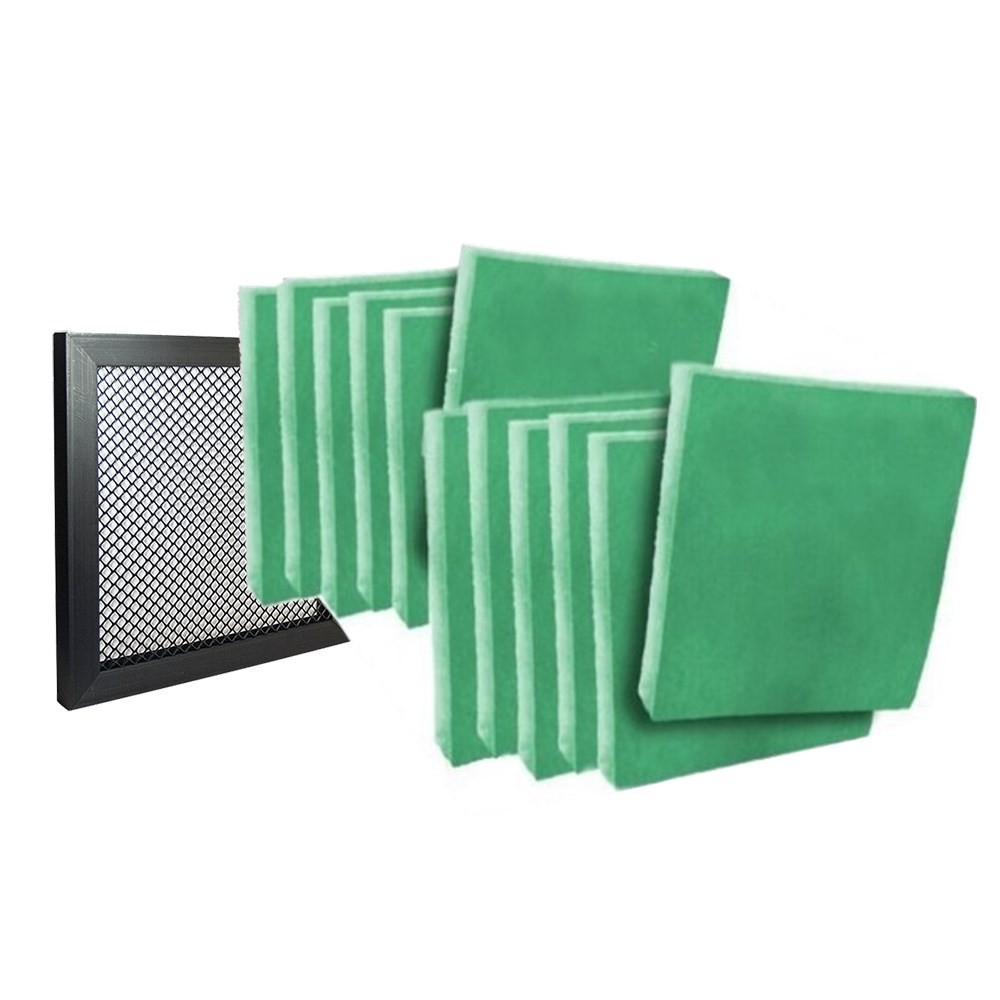 18 x 20 x 1 Pads-N-Frame Air Filtration System, Frame & (12) Filter Pads