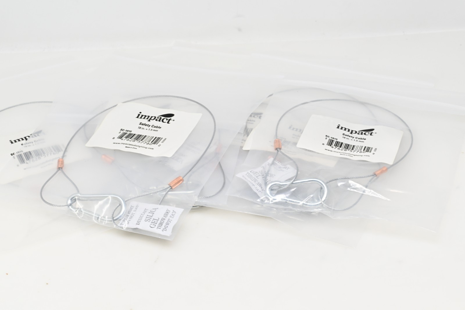 Lot of 10 Impact Safety Cable SC-1815 (18") #B39
