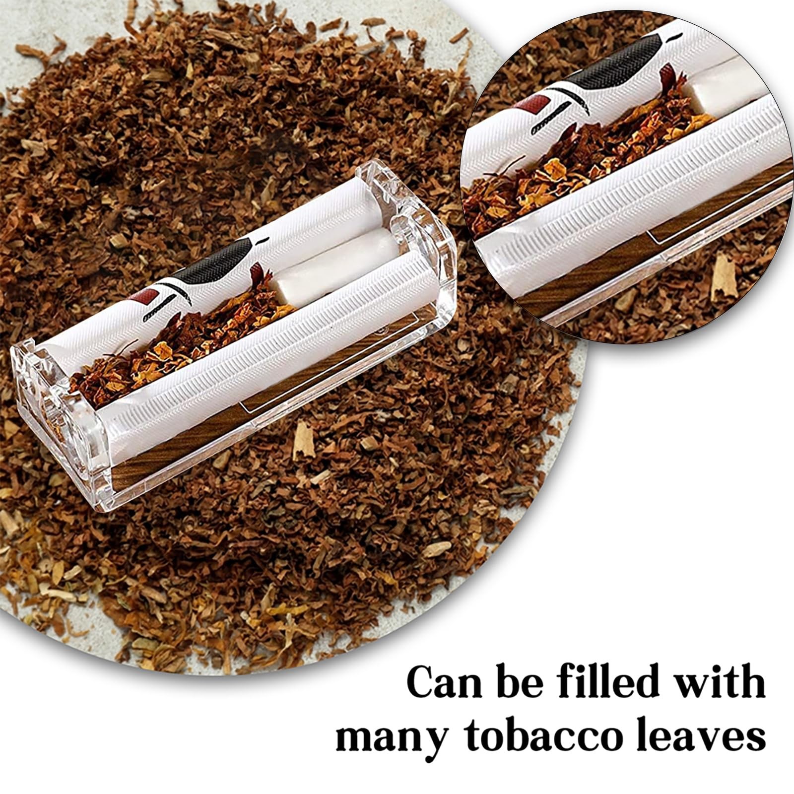 6 Pcs Cigarette Roller Plastic Cigarette Rolling Machine Hand Size Rolling Ma...