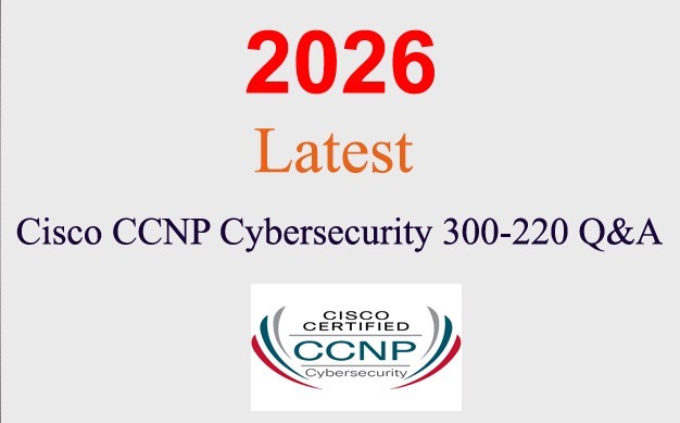 Cisco CCNP Cybersecurity 300-220 Q&A GUARANTEED (1 month update)