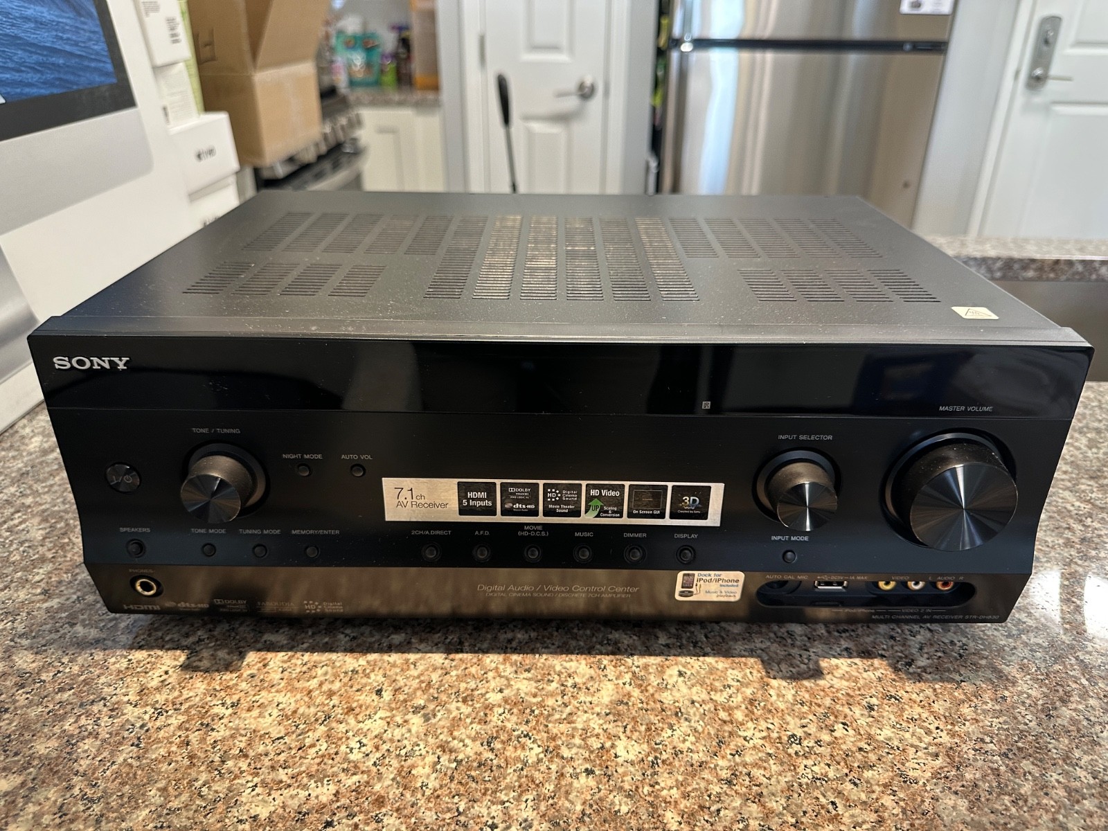 Sony STR DH830 7.1 Channel 140 Watt Receiver