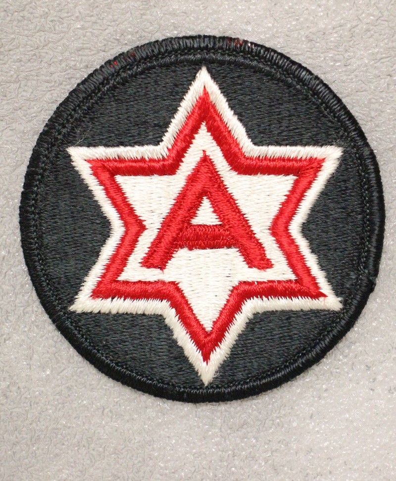 Army Patch: 6th Army - VN era, merrowed edge