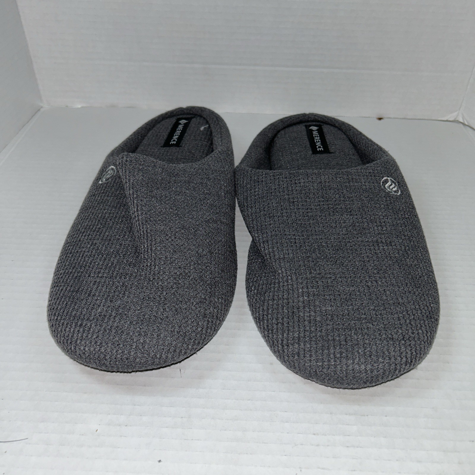 MEN'S MERENCE FANTINY FOOTWEAR MEMORY FOAM SLIP ON SLIPPERS Size US 11-12