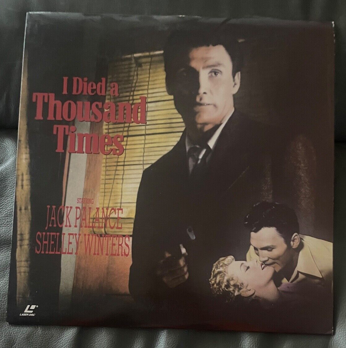 I Died a Thousand Times Laserdisc Jack Palance, Shelley Winters
