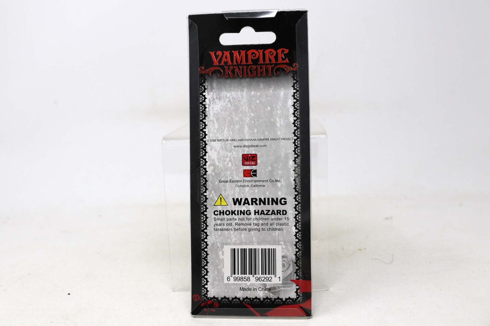 Great Eastern Vampire Knight Square Crest Phone Charm NIP