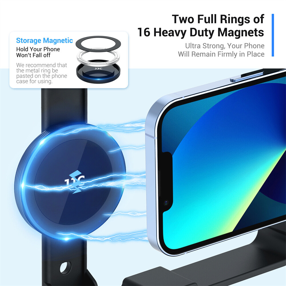 for iPhone 13 Magnetic Rig Stabilizer Vlogging Kit Video Camera + Remote Control